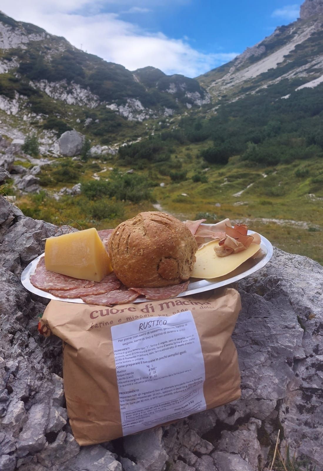 Il pane rustico di Cuore di Macina