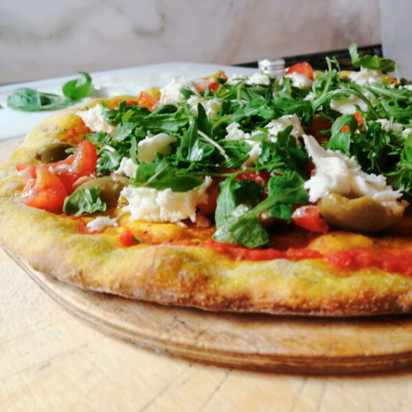 ricetta pizza alla curcuma