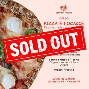 SOLD OUT Corso "Pizza e focacce" 15 MARZO