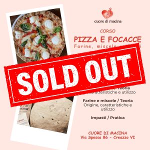 SOLD OUT Corso "Pizza e focacce" 1 MARZO