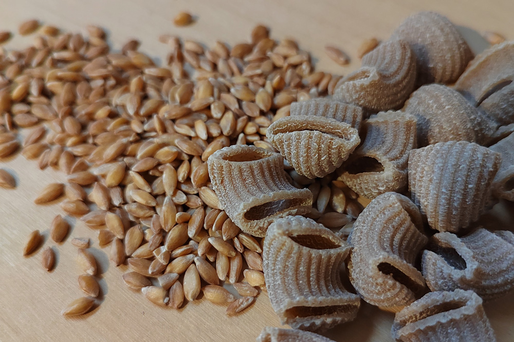 Cuore di Macina - Pipette rigate - Pasta BIO